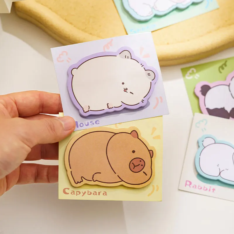 New Creative Stationery DIY Animal Series Cute Paper Memo Pad  Sticker Post Sticky Notes Notepad School Office Supplies