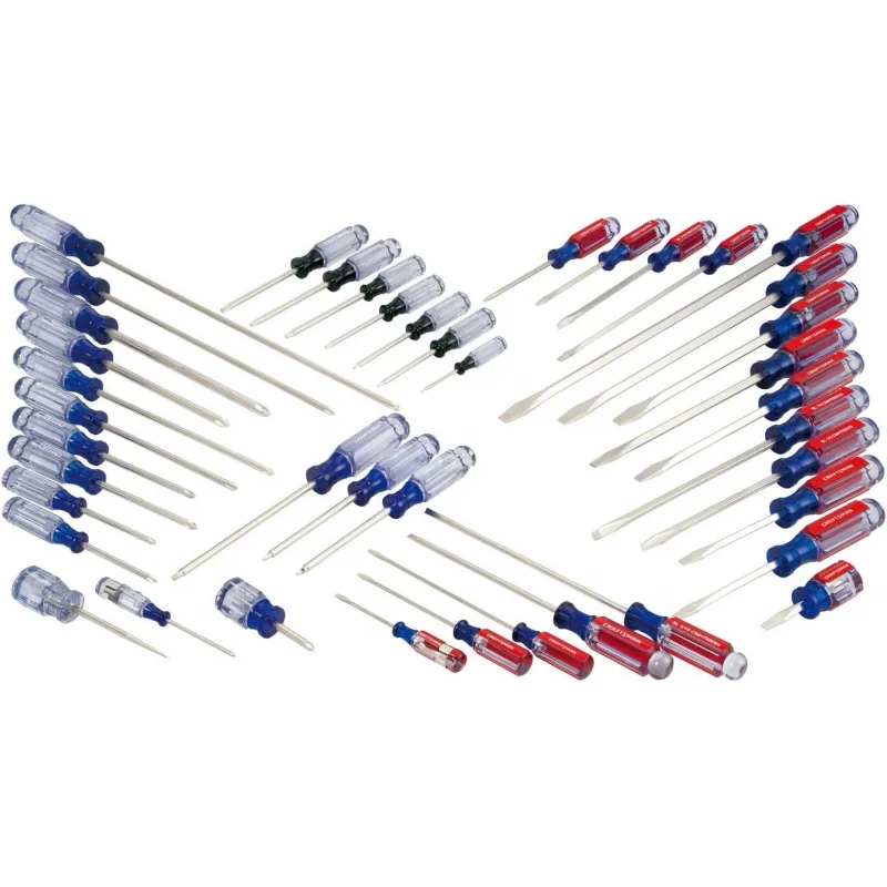 

Набор отверток YYS, крестообразный, шлицевой, Torx, ацетатная ручка, 42 предмета (CMHT65300) QS