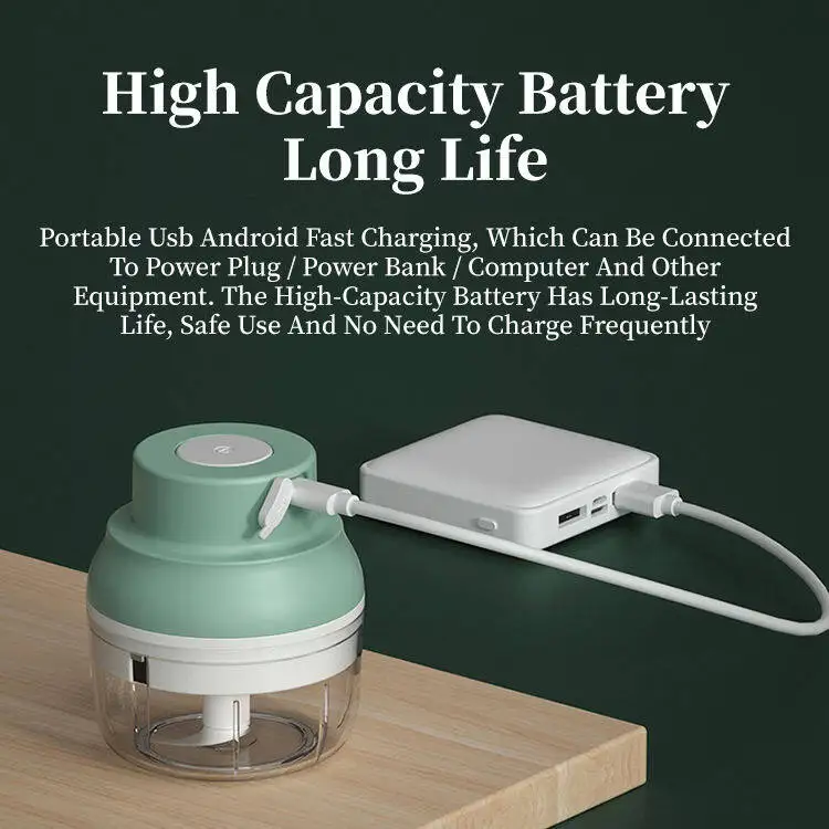 USB Mini Electric Food Chopper 4