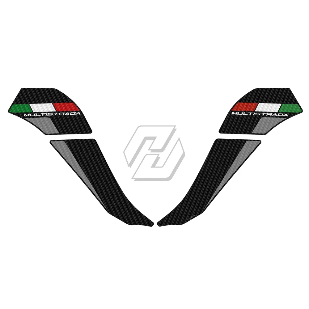 For Ducati Multistrada 1200 1260 2015-2020 Sticker Motorcycle Side Tank Pad Protection Knee Grip