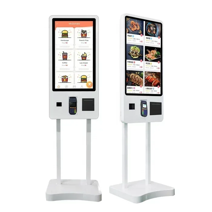 

32-calowy interaktywny Kiosk z ekranem automatyczny dotyk samoobsługowy automat do samodzielnego zamawiania Kiosk