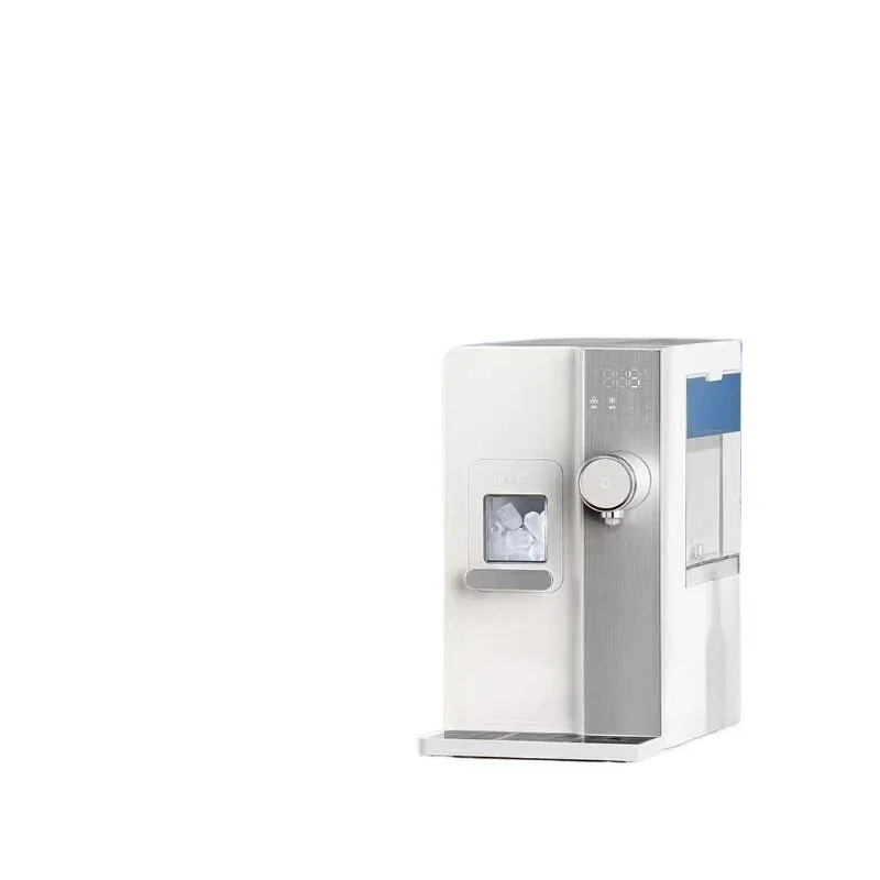 Square ice desktop water dispenser, household small desktop strontium-rich mineralization heating machine