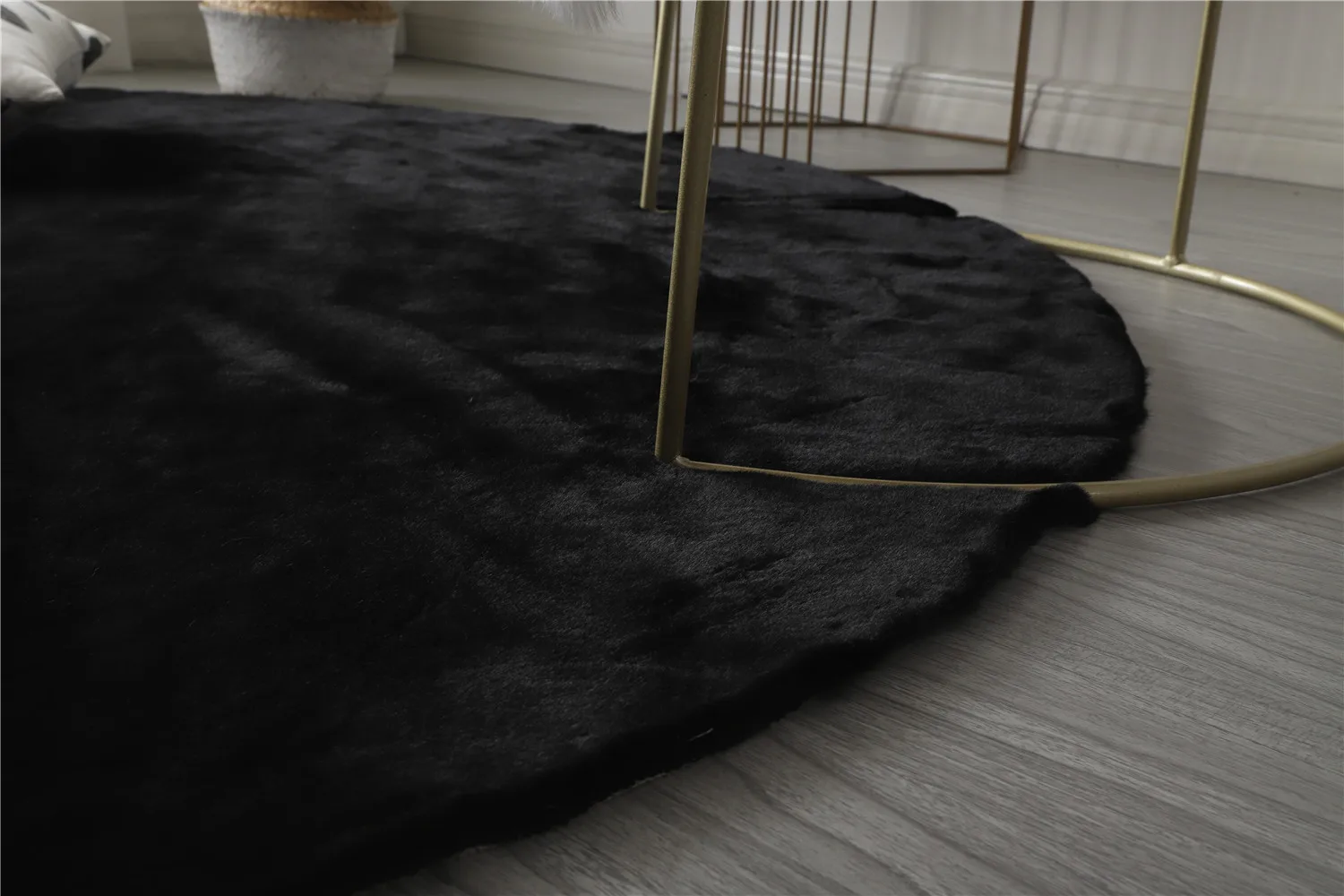 Super Soft Faux Rabbit Fur Rug Faux Rabbit Fur Rug Fluffy Faux Sheepskin Area Rugs Carpets for Living Room Kids Room Nursery Rug