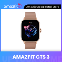 [Only For Euro] Amazfit GTS 3 GTS3 GTS-3 42mm Smartwatch 150+ Sport Modes 12-day Battery Life Smart watch For Android IOS Phone