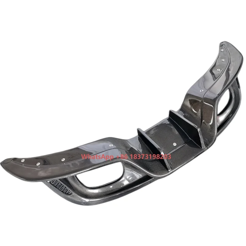 

Задняя губа из углеродного волокна для Jaguar F-type 2013-2016, диффузор заднего бампера