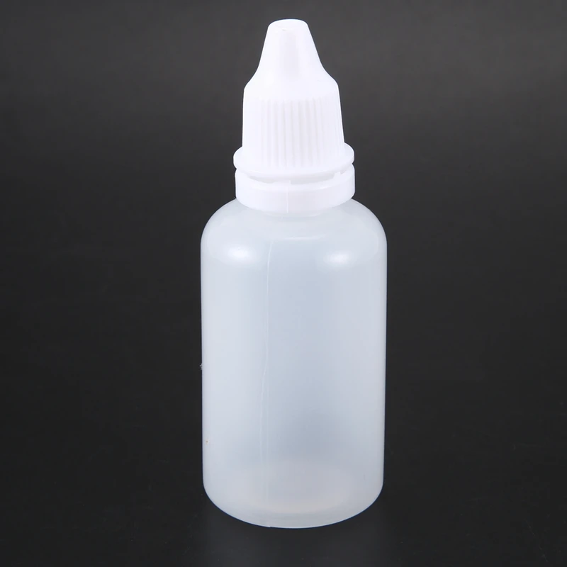 100Pcs 30Ml Empty Plastic Squeeze Bottle Eye Liquid Container Dropper