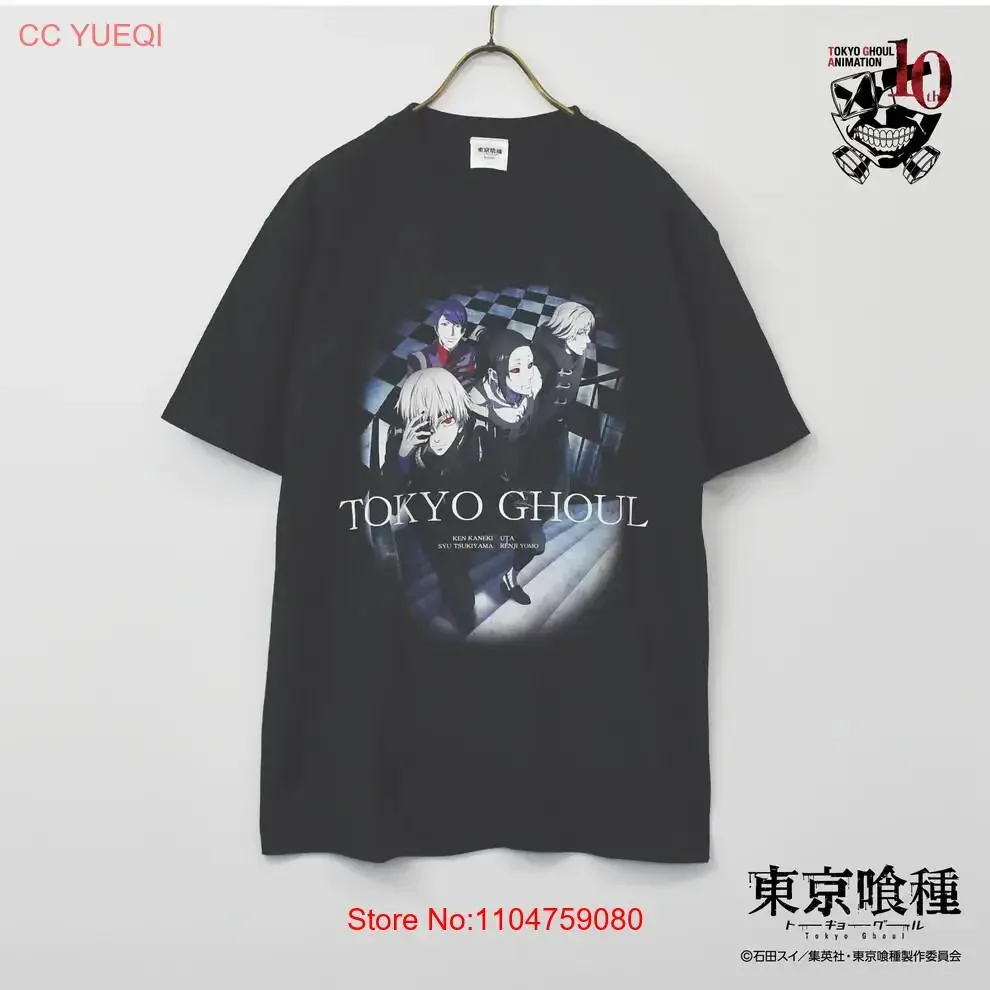 Tokyo Ghoul 10th Anniversary Kaneki Uta Tsukiyama Yomo T shirt XL Size  vintage Washed Unisex Stretched Comfortable Slightly
