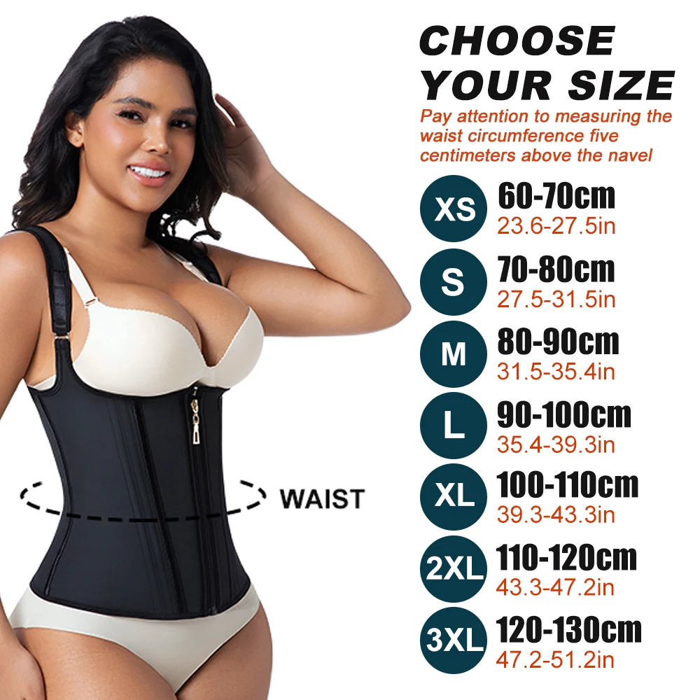 1PCS Waist Trainer for Women, Tummy Control Sports Girdle, Workout Body Shaper with Adjustable Shoulder Strap