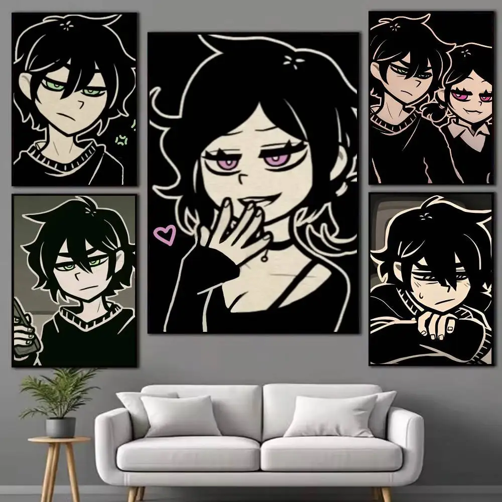 Game The Coffin of Andy and Leyley Poster High Quality Dorm Living Room Aesthetic Wall Decoration Painting Stickers Gift