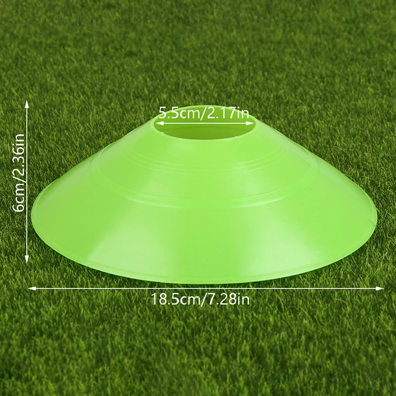 5Pcs Football Training Logo Disc Obstacle Sign Cone Disc Multi Sport Training Plastic Stand Holder For Soccer Ball Game Disc