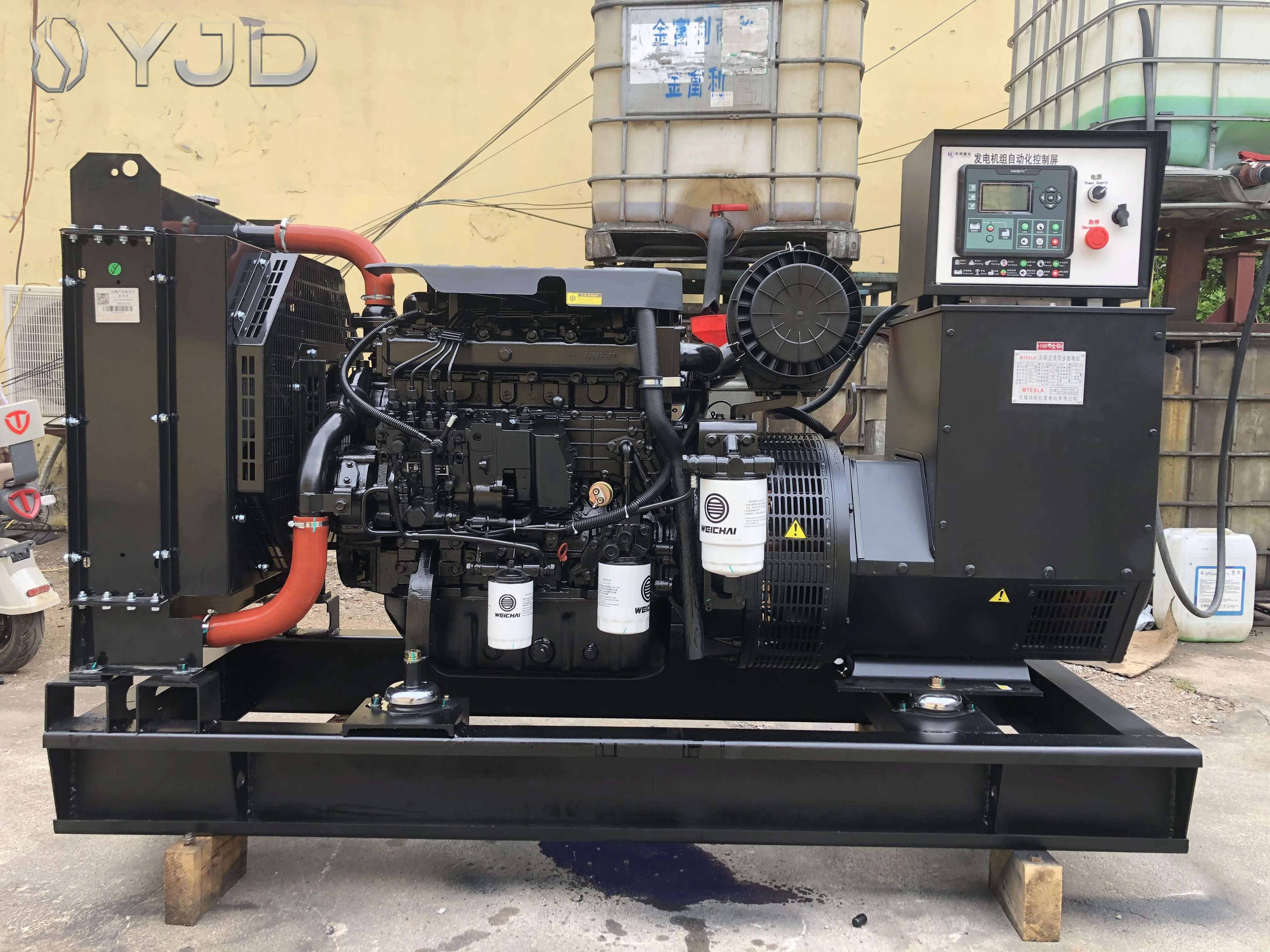 Open Frame Type  80KVA 100KVA  Genset Diesel Generator Set 1/3 Phase Used for Seaports and Industrial Parks 50/60HZ 1500/1800RPM