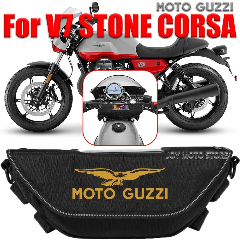 

For Moto Guzzi v7 stone corsa Motorcycle accessories tools bag Waterproof And Dustproof Convenient travel handlebar bag