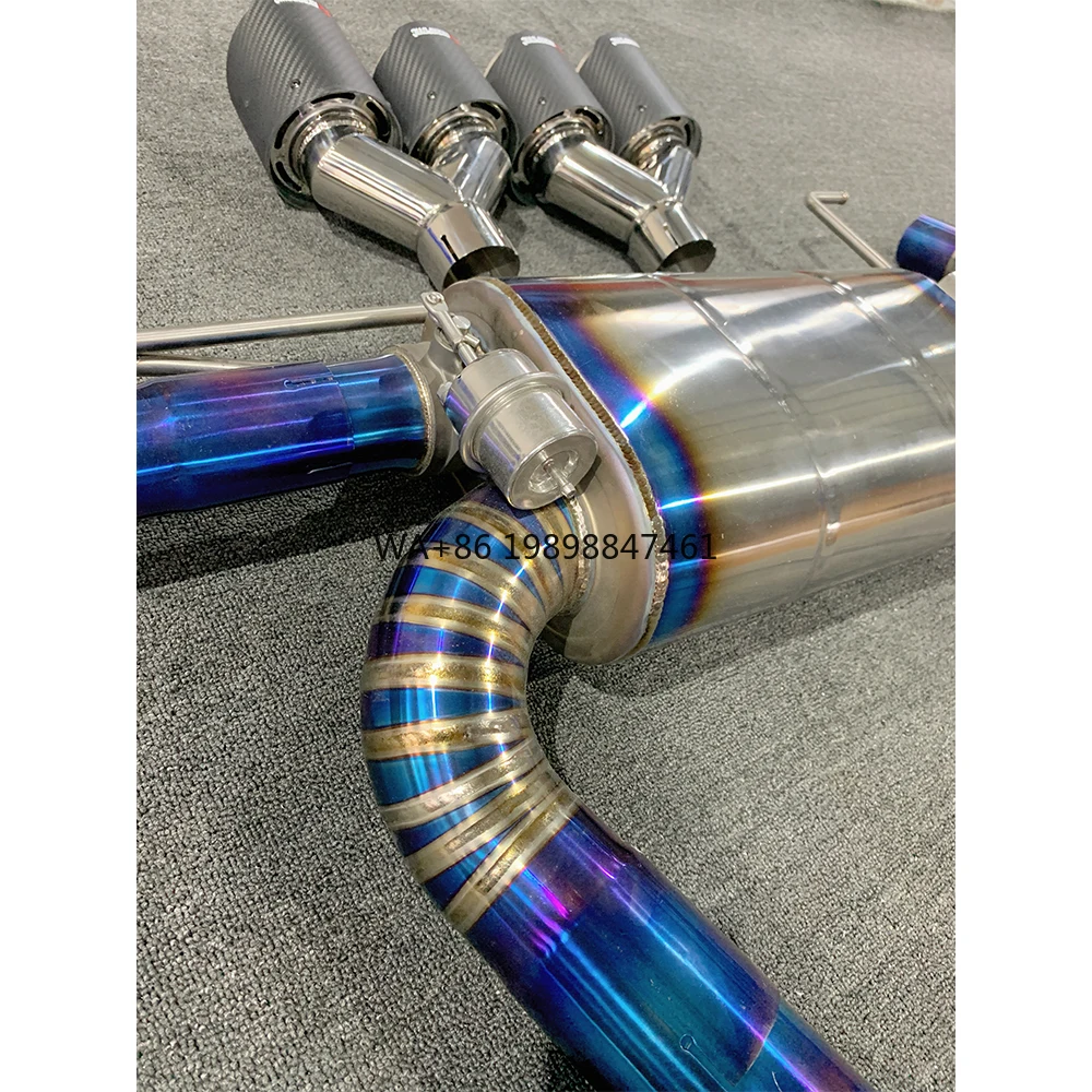 Factory High Performance Titanium Tuning Exhaust for BMW X3 Valvetronic Exhaust Muffler System Auto Parts Rear Exhaust Pipe