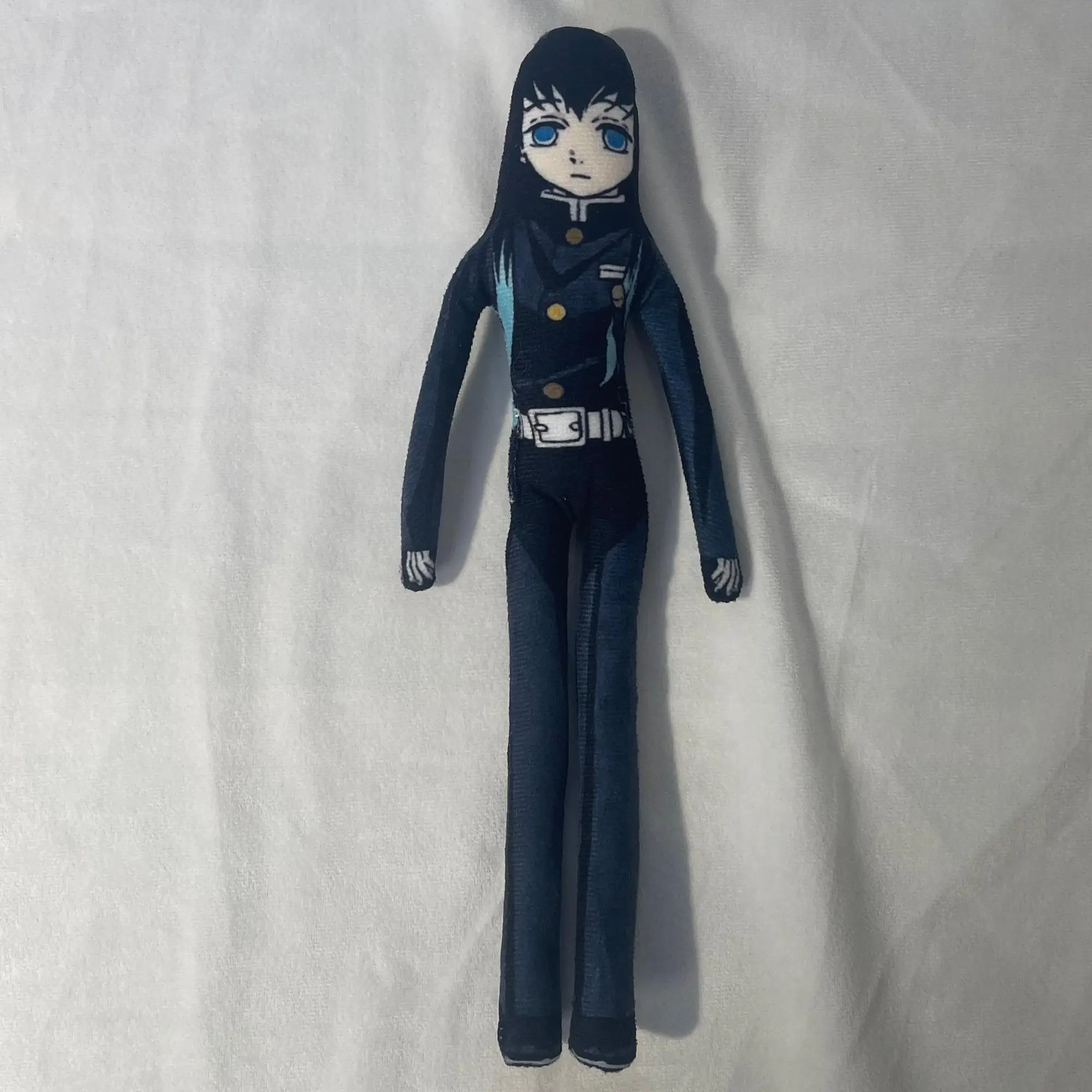 28cm Demon Slayer Nezuko Plush Toy Jointed Limbs Soft Puppet Cosplay Prop Desk Ornament for Game Fan Surprise Gift