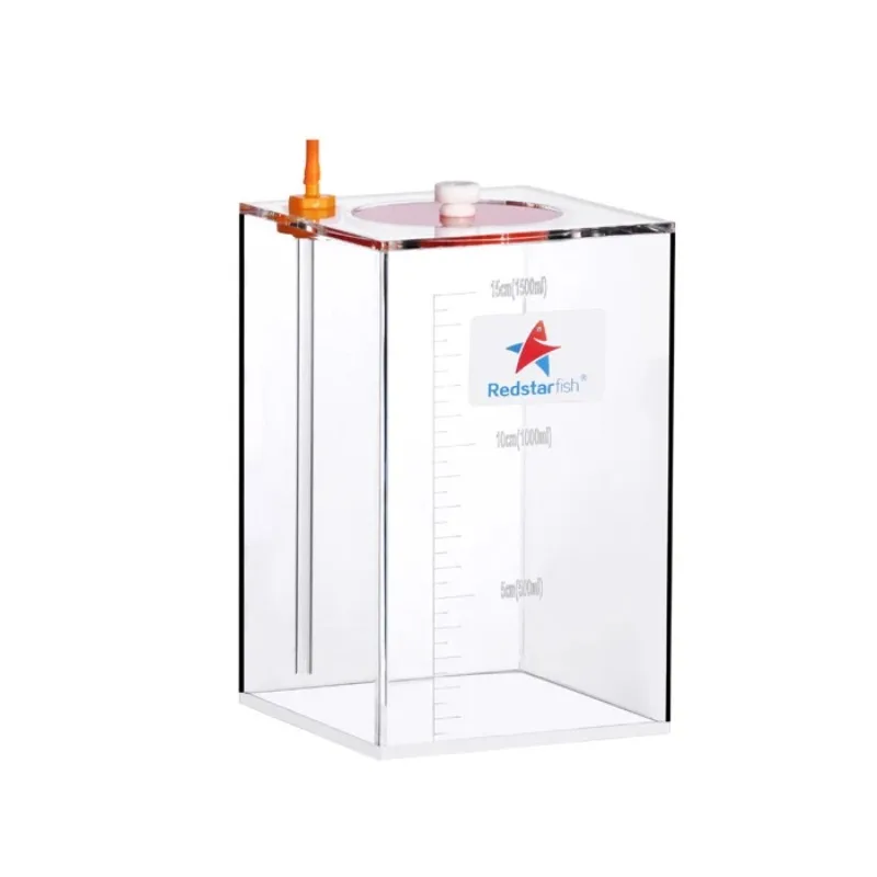 Red Starfish Dosing Pump Scale Liquid Storage Bucket With Scale 1.5L/2.5L/4.5L Liters High Quality Acrylic made Reef