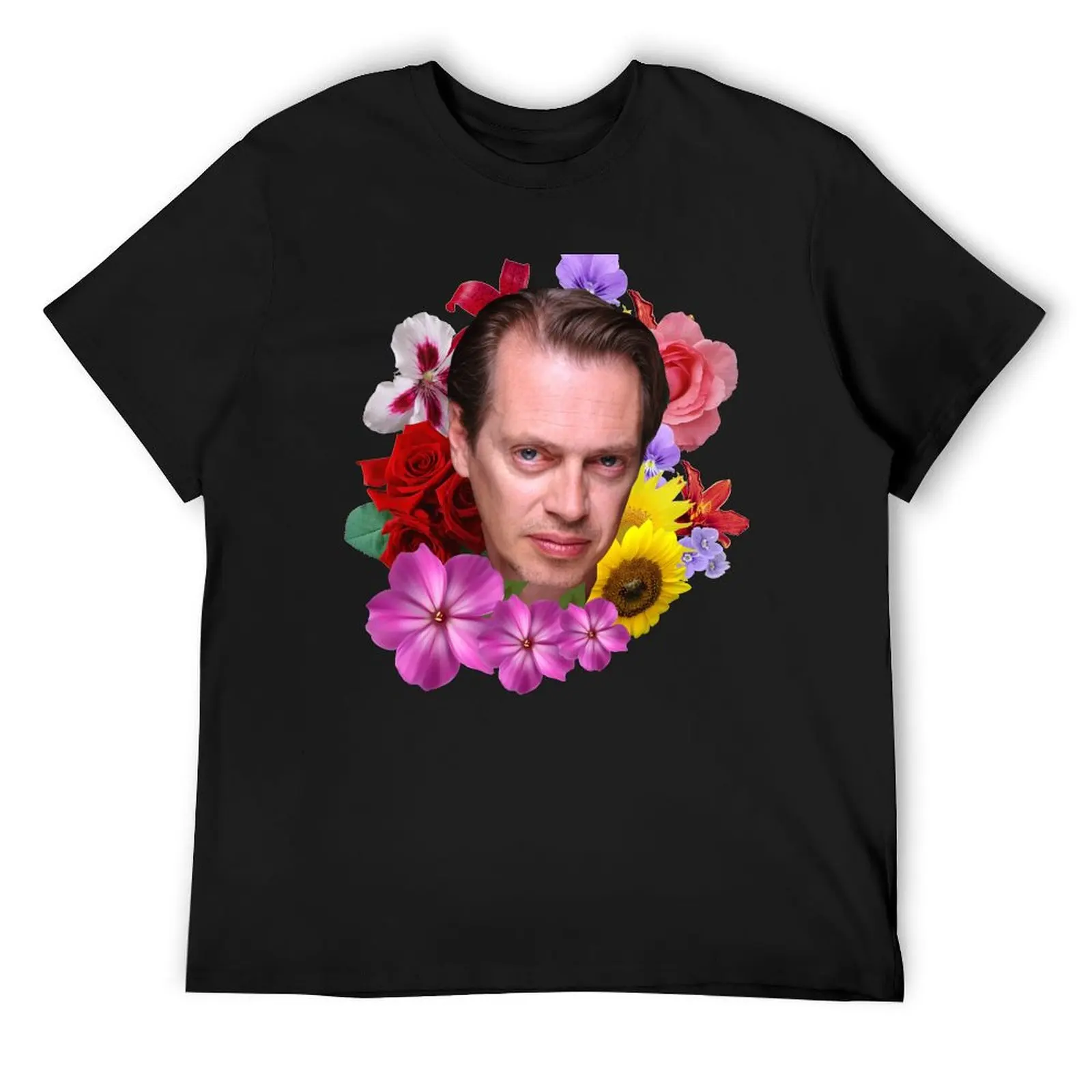 

Steve Buscemi - Floral T-Shirt baggy shirts cute tops plus sizes oversized fruit of the loom mens t shirts