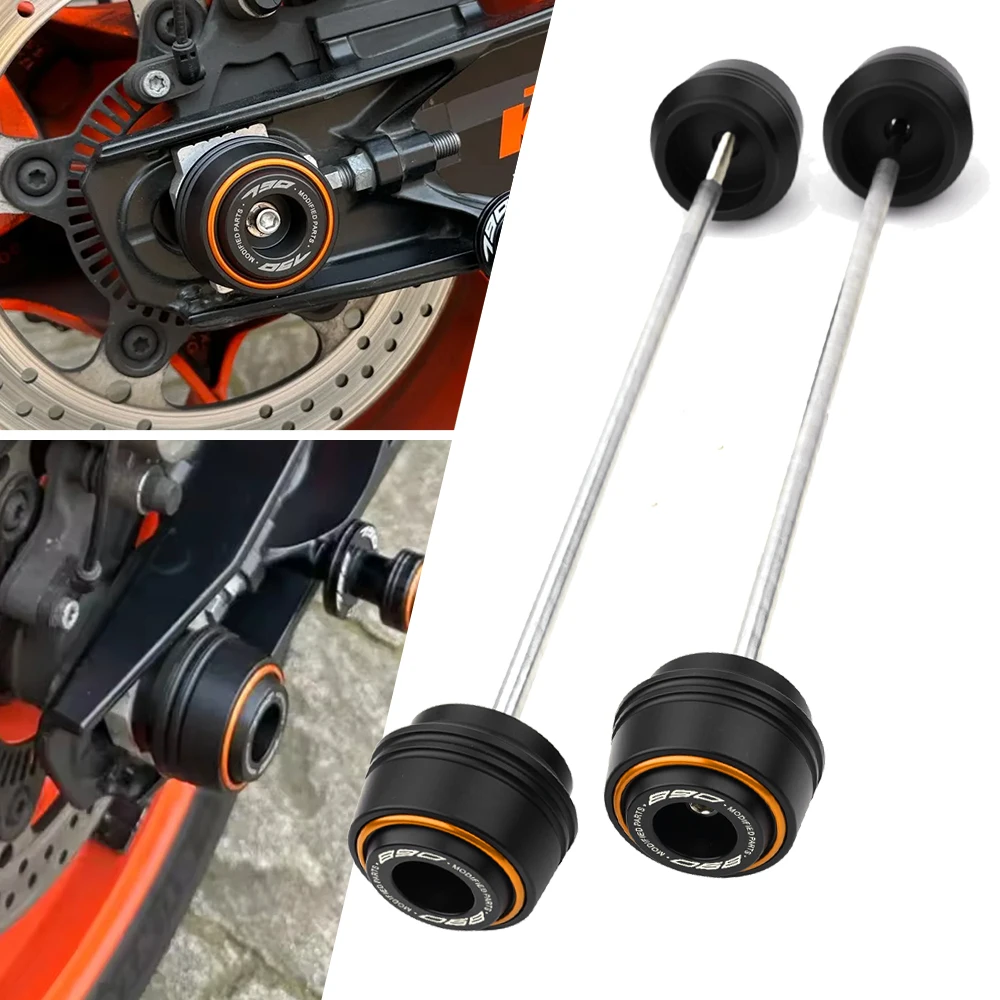 Für KTM 790 890 990 DUKE 690 390 DUKE SMC R Adventure ENDURO Duke790 Duke990 RC 990 2026 2025 Motorrad Radachsen-Gabelschoner – Detail 1
