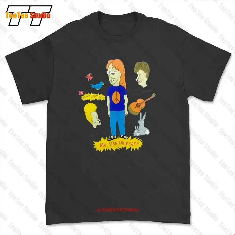 Mtv Beavis And Butt Head Mr.Van Driessen Adult Animated Sitcom Cartoon T-shirt Tee 8HPC