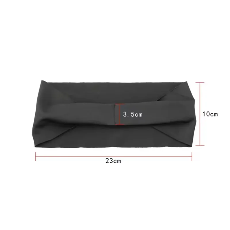 Elastic Sports Headbands Sweat Absorption Headdress Quick Dry Fitness Headband Anti-slip Breathable Sweatbands for Yoga Runnin image 6