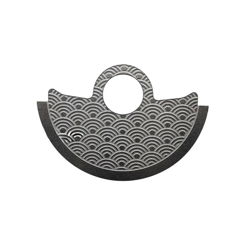 Waveパターン自動ハンマーローター、メタルパッチ、The iko 4r35、4r36、nh35、nh36ムーブメント、skx007ウォッチ、movt、Retrofitパーツに適合