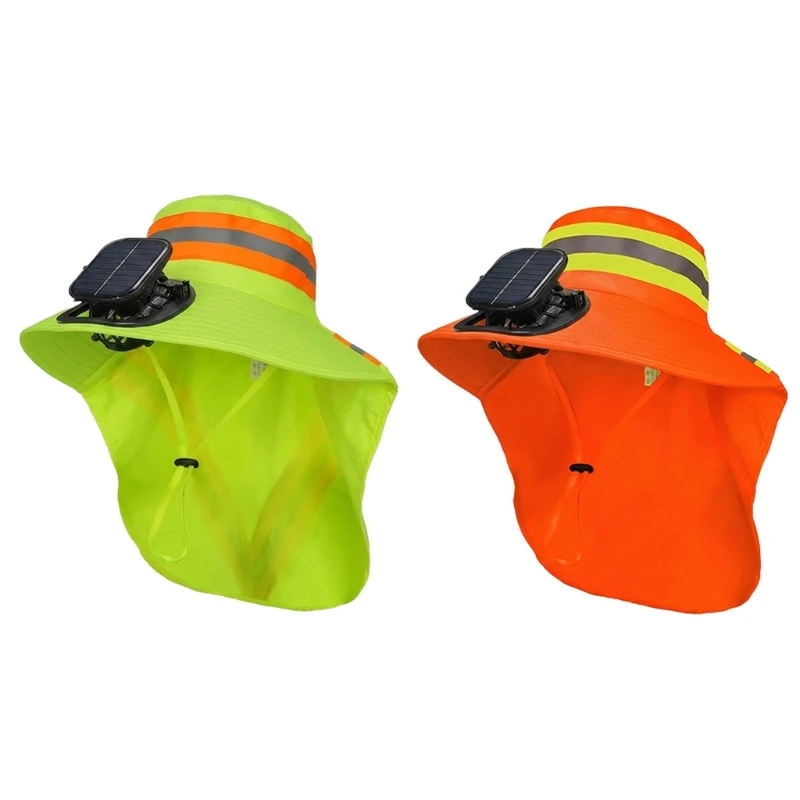 340D High Visibility Cooling Headgear With Solar Technology For Street Cleaners