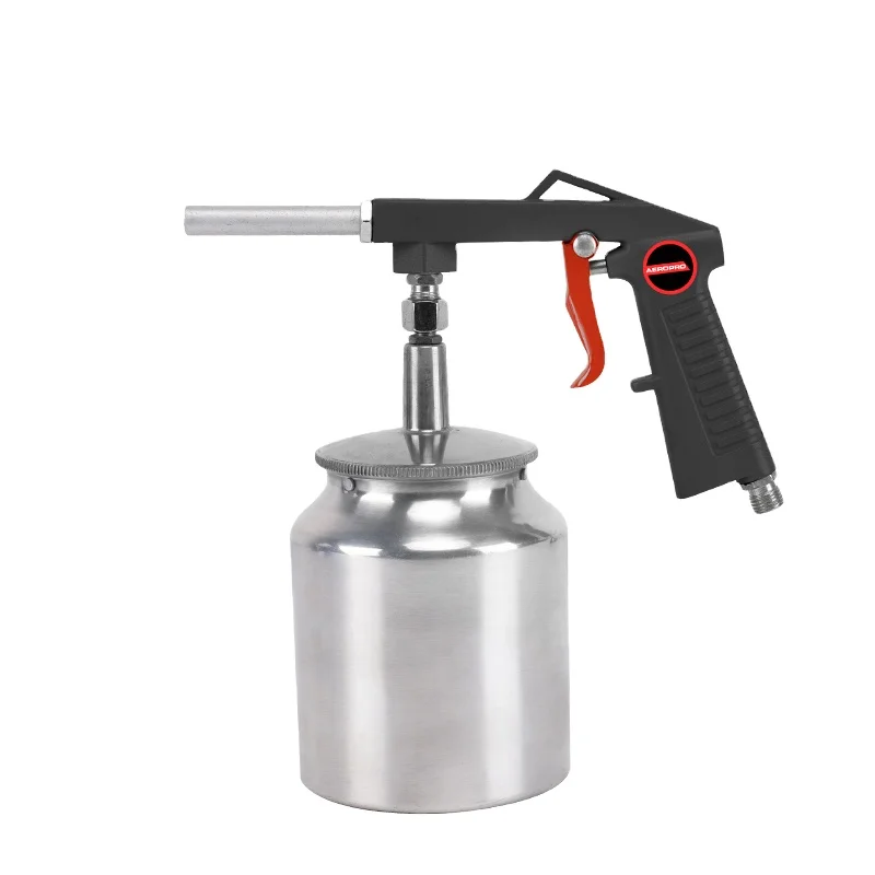 AEROPRO 616A Suction Feed 750cc Air Undercoating Spray Gun with cup Stone Chip Spray Paint Gun Tool