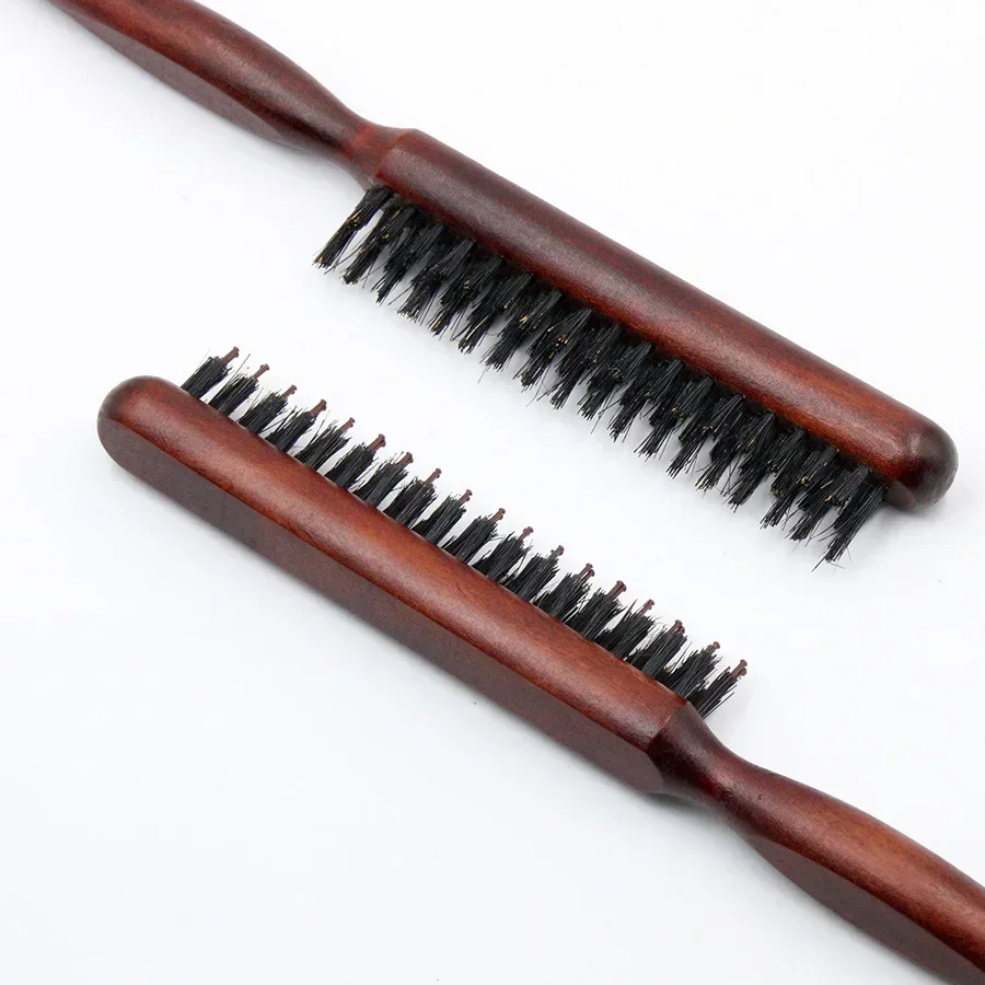 Professionele Salon Plagen Rug Haar Borstels Hout Slanke Lijn Kam Haarborstel Verlenging Kappers Styling Tools