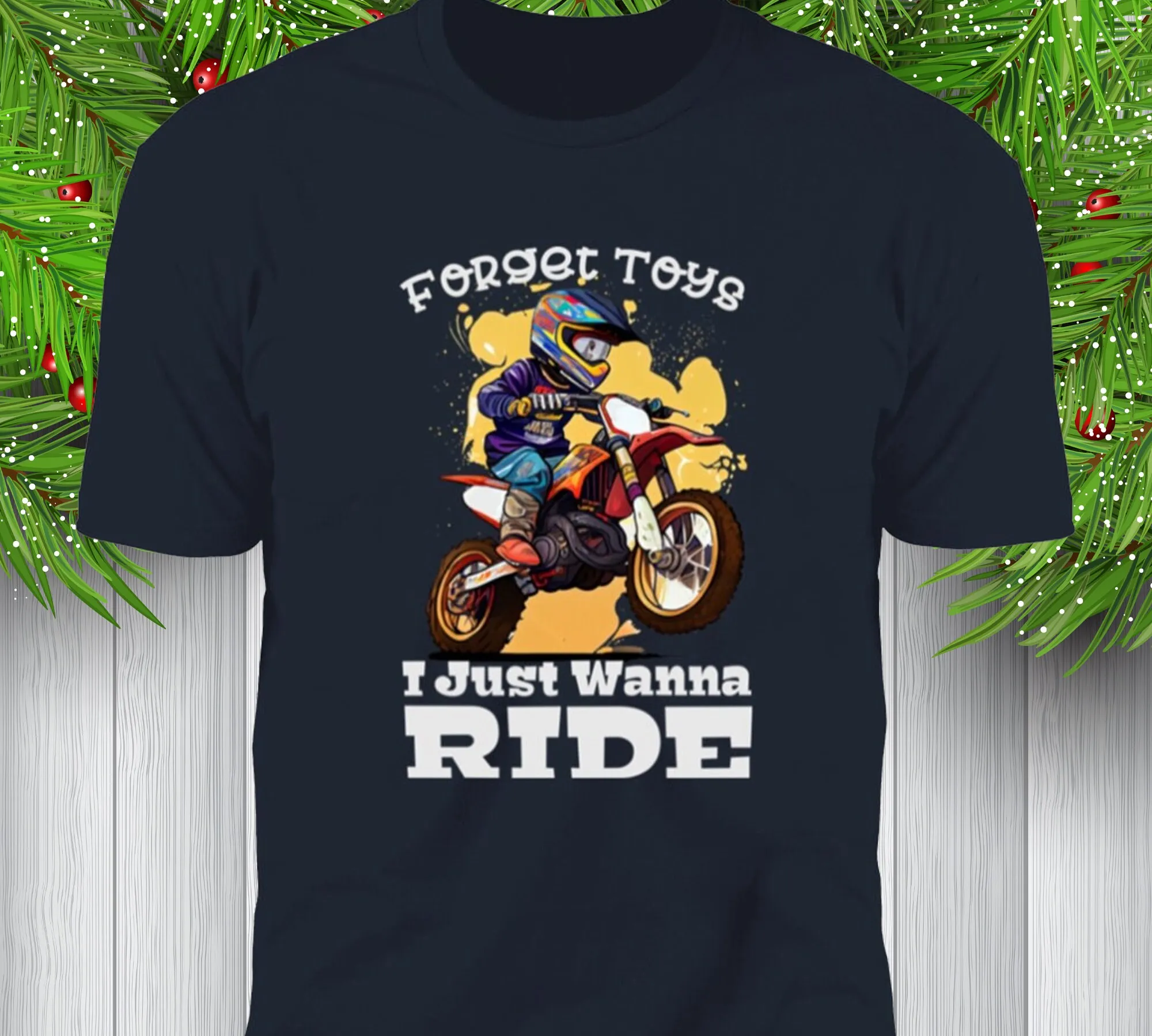 Forget Toys Motocross T Shirt Closeout