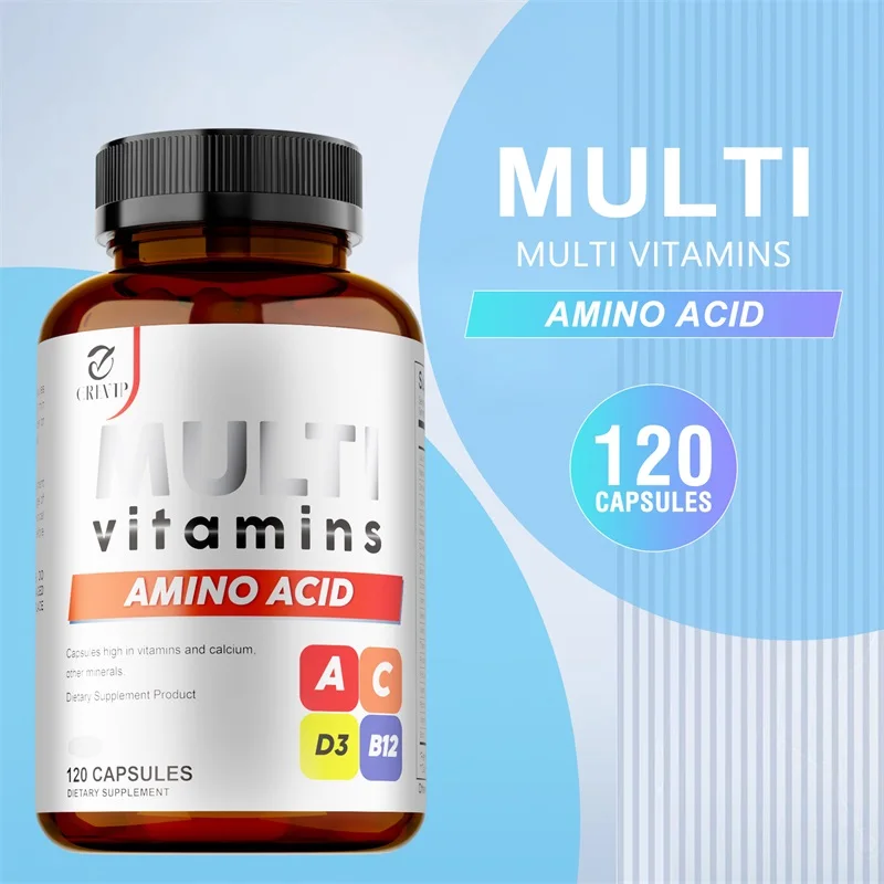 

Multivitamin Capsules - Improve Overall Health,Antioxidant Support,Skin,Heart,and Immune Health,Boost Energy,Promote Metabolism