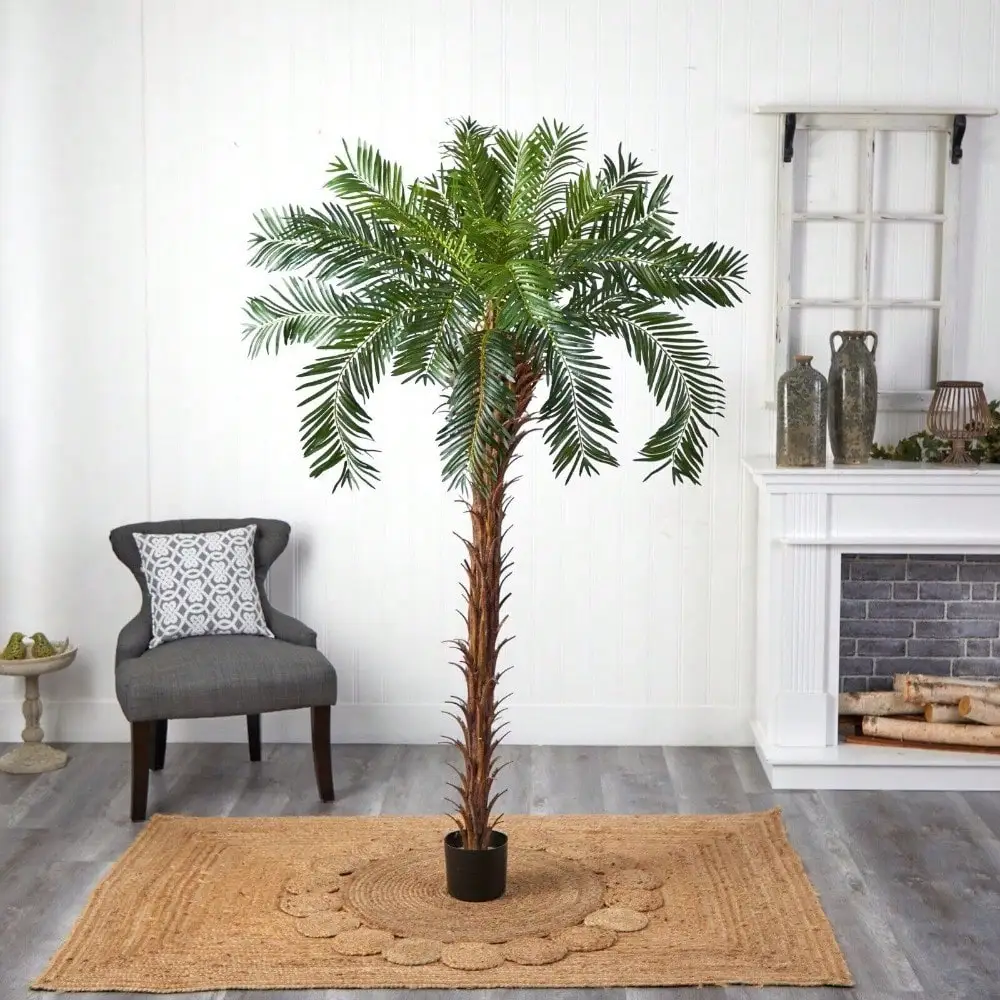 7’ Cycas Palm Artificial Tree w/1356 Lvs Home Office Decor