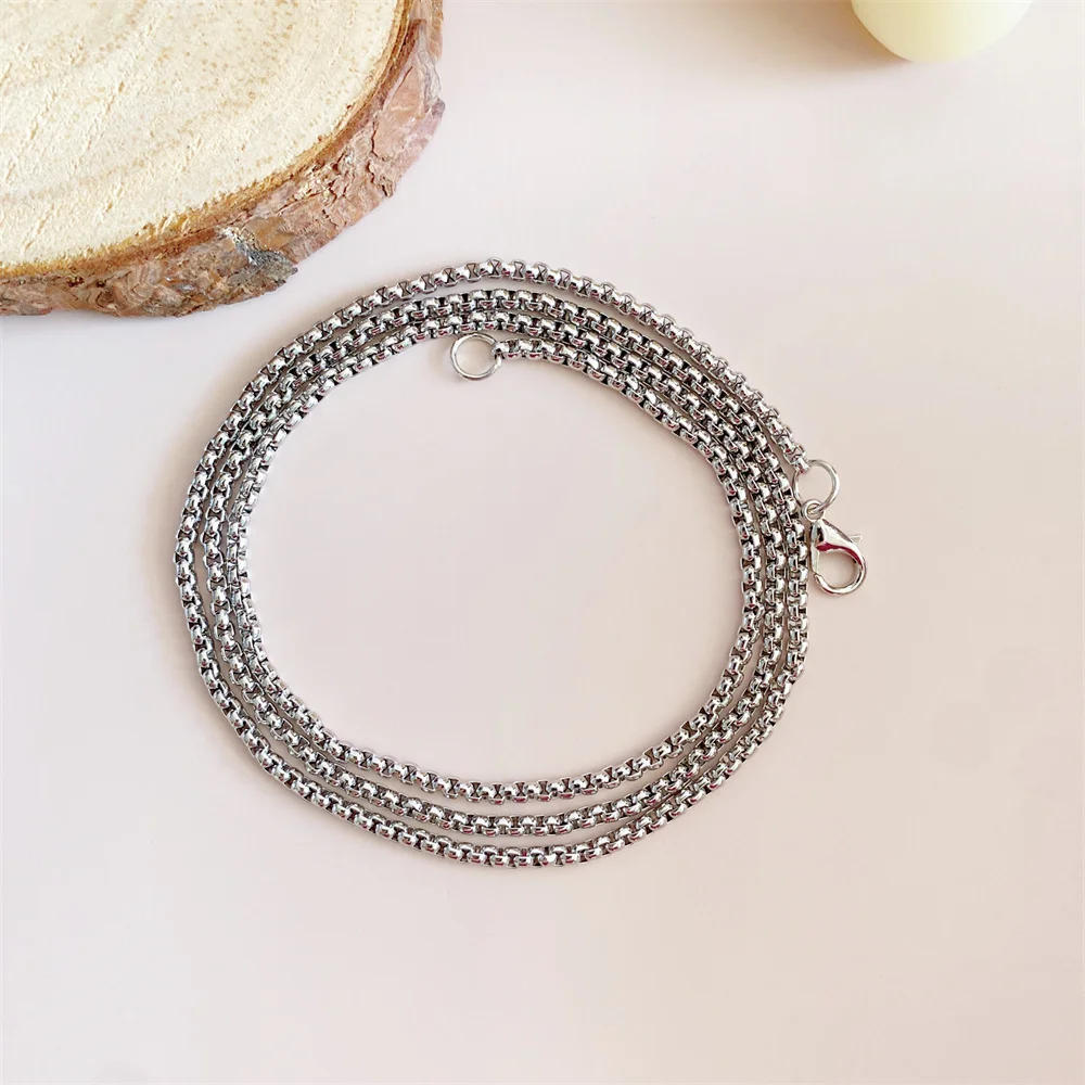 

Punk Hip Hop Minimalism No Pendant Coarse Chain Necklaces For Men And Women Fashion Metal Necklace Women Man Jewelry Accessories