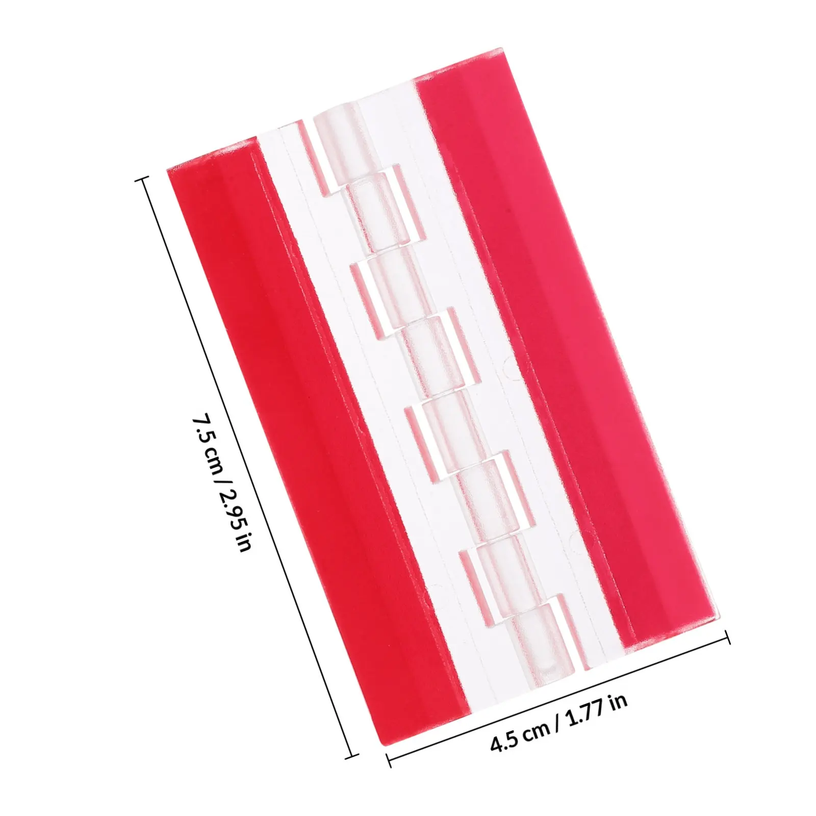 4Pcs Clear Adhesive Hinges Transparent Double-Sided Cabinet Hardware Hinges for Acrylic Glass Metal Tiles Cardboard Furniture