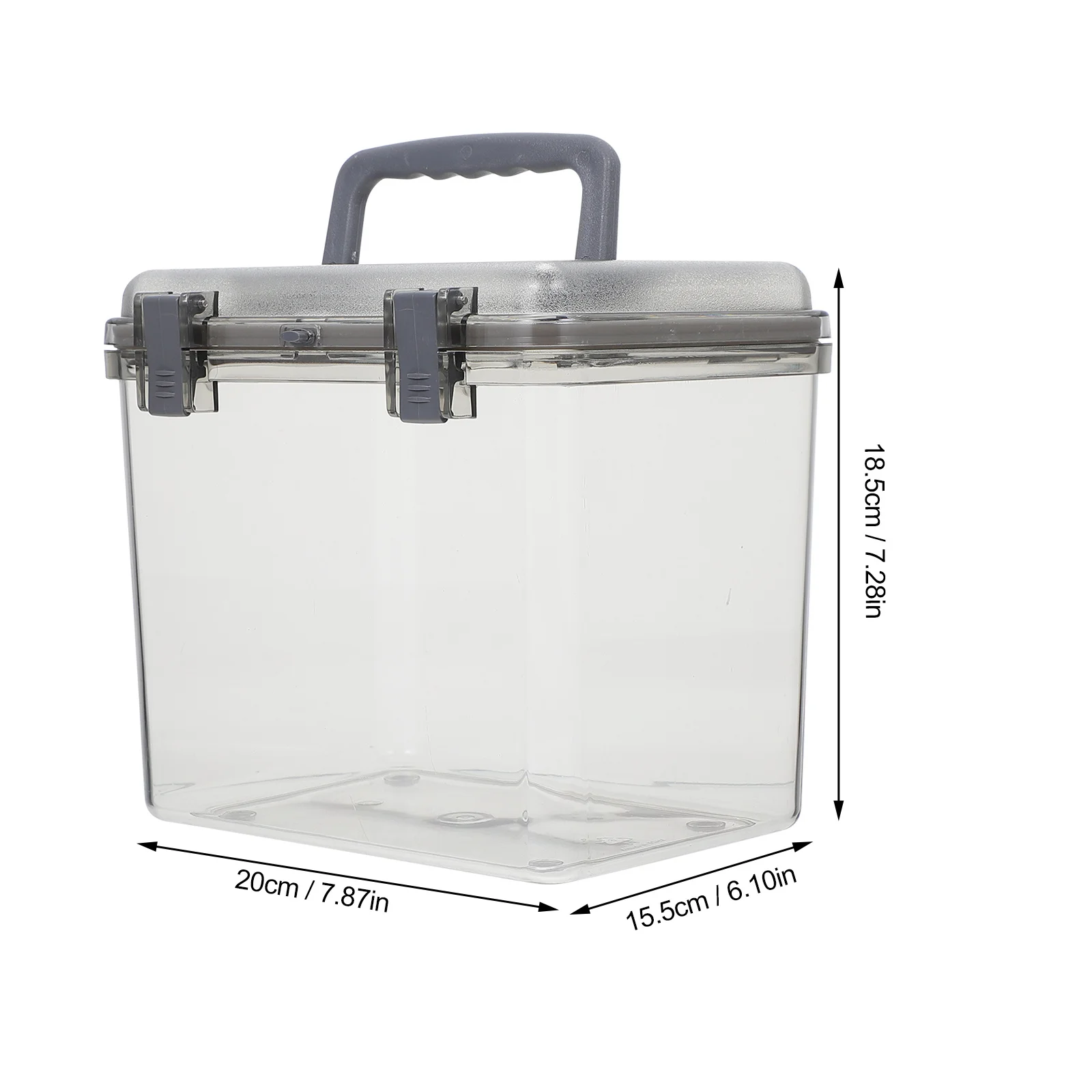 عدسة الكاميرا صندوق تخزين مقاوم للرطوبة سعة كبيرة حافظة مقاومة للغبار لأشتات المنزلية مجموعة الإسعافات الأولية في الهواء الطلق #3