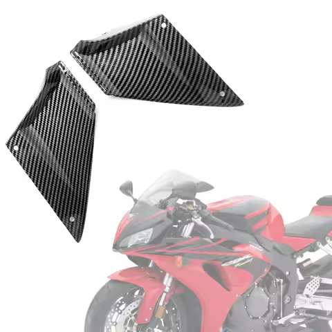 Hydro Dipped Carbon Fiber Finish Front Inner Cover Fairing Spoiler For Honda CBR1000RR CBR 1000RR CBR 1000 RR 2006-2007