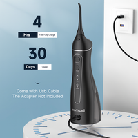 Water Dental Flosser, 200ML Portable Oral Irrigator for Teeth, 4 Modes and 4 Jet Tips,Rechargeable Irrigation Cleaner Machine