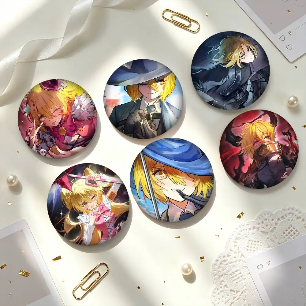 D-Don Quixote Literary Novel  25mm 32mm 44mm 58mm 75mm Brooches Badges Pins for Accessories Gift