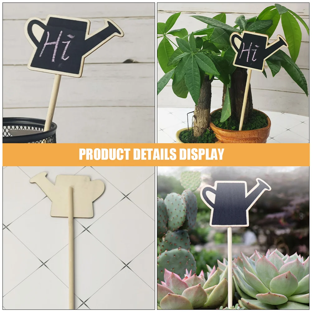 라벨 칠판 장식 파티 미니에 대 한 10 Pcs 주전자 칠판 분필 표지판