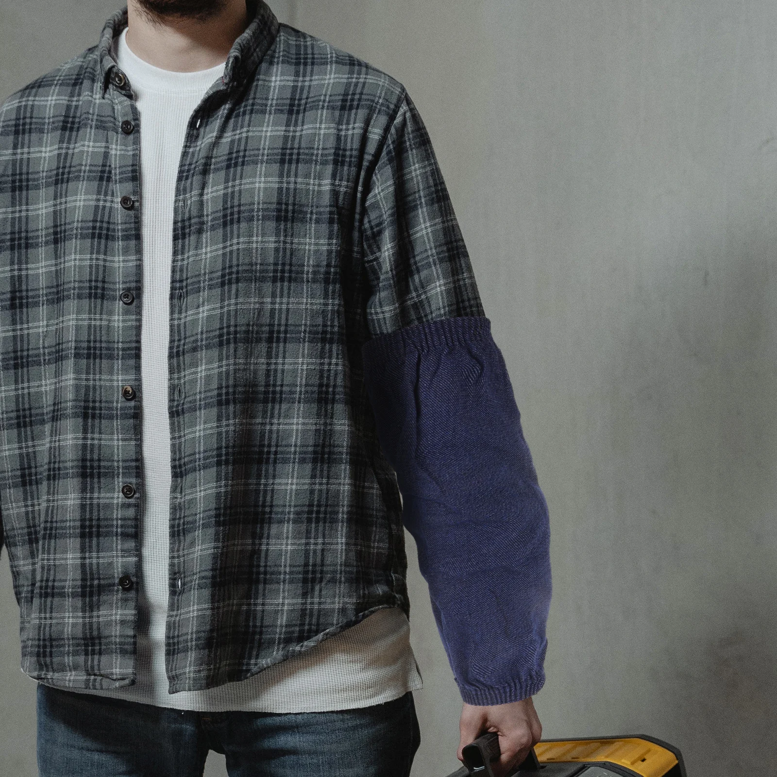 

2pcs Labor Protective Arm Sleeves Thickened Denim For Kitchen Garden Housework Wash Unisex Working Protective Sleeve Guard