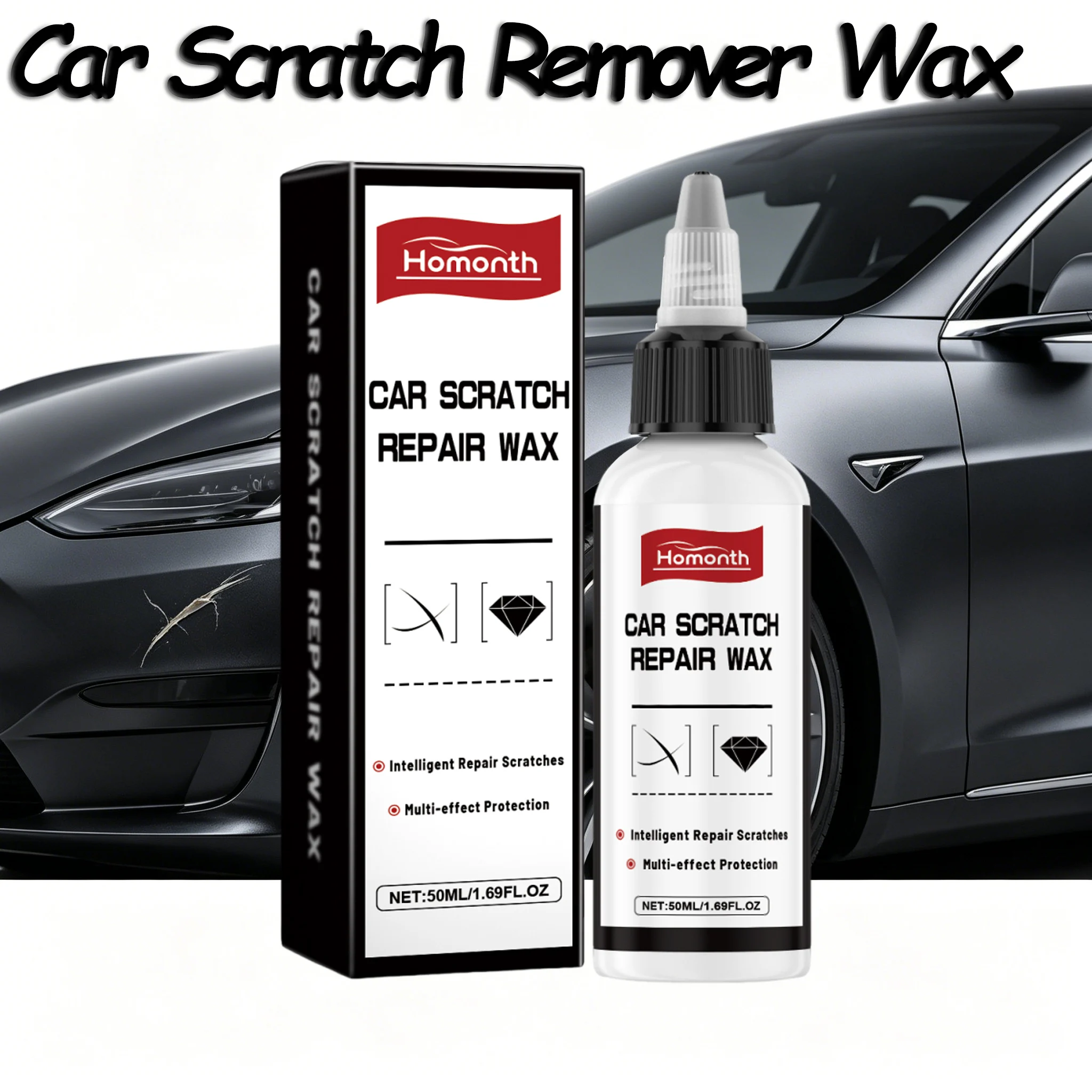 Car Scratch Remover Paint Restorer Car Polishing Wax Auto Paint Repair Scratch Repair Liquid Car Care Maintenance Kit