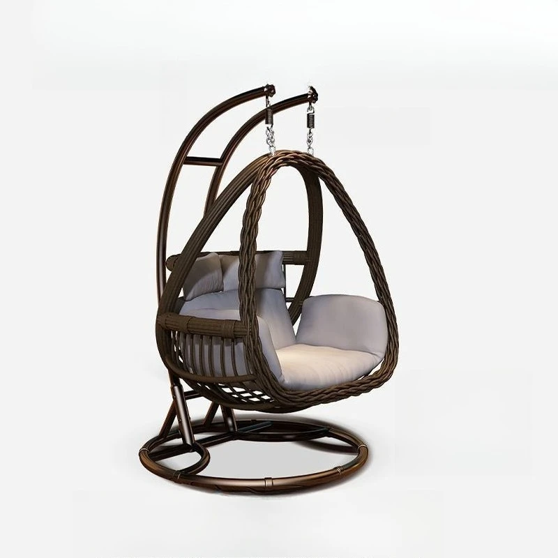 Balcony leisure tables and chairs, balcony courtyard, rocking lounge chairs, outdoor swings