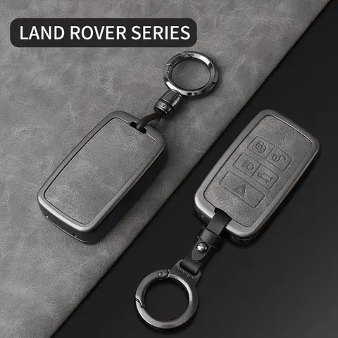 Car Remote Key Case Cover Shell Fob Protector for Land Rover Evoque Discovery Sport Velar Jaguar XE E-PACE XF Accessories