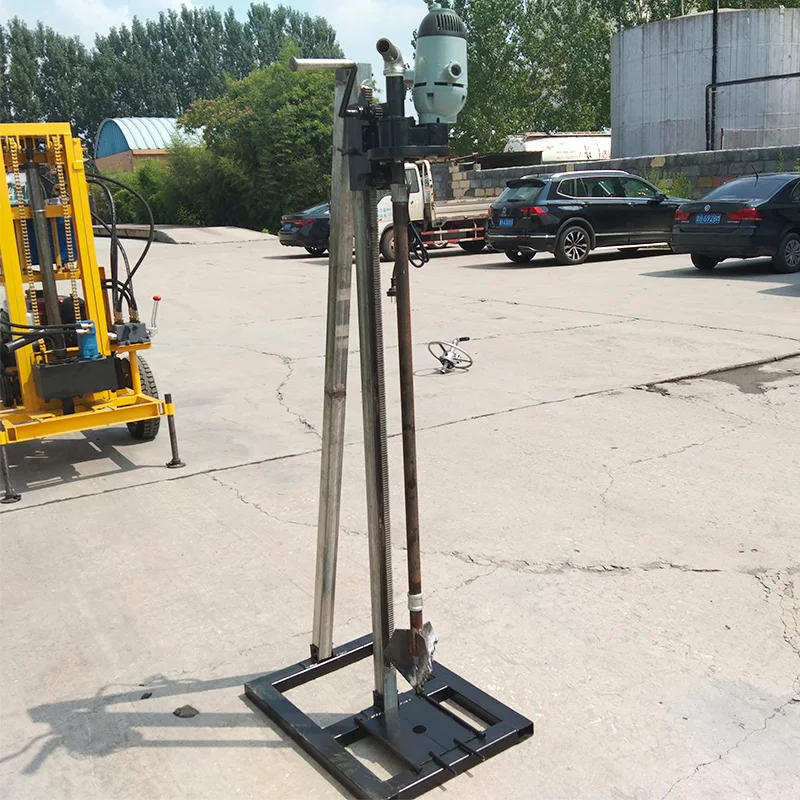 

Customized High Torque Portable Electric Water Well Drilling Rig Stand-Mounted Hand-Held Livestock Breeding