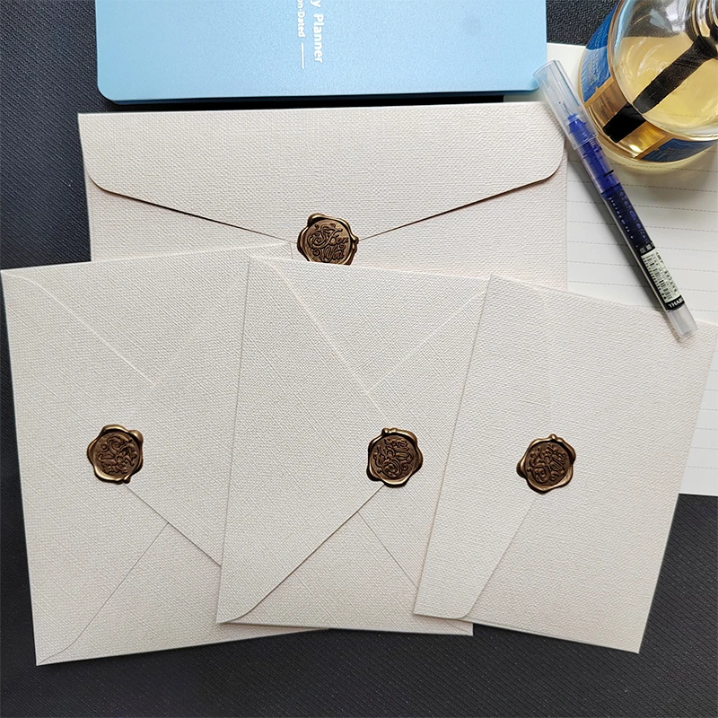 30pcs/lot High-grade Envelopes for Wedding Invitations Business 250g 17.5x12.5cm Texture Paper Stationery Supplies Storage Bag