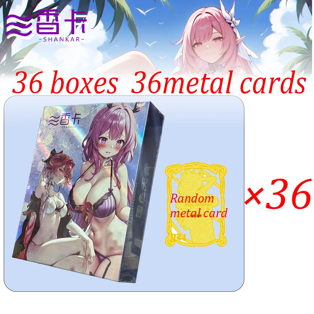 Hadiah mainan dan hobi kartu cerita dewi baru shankar-kecantikan Nasional & aroma surgawi Waifu ACG TCG Doujin