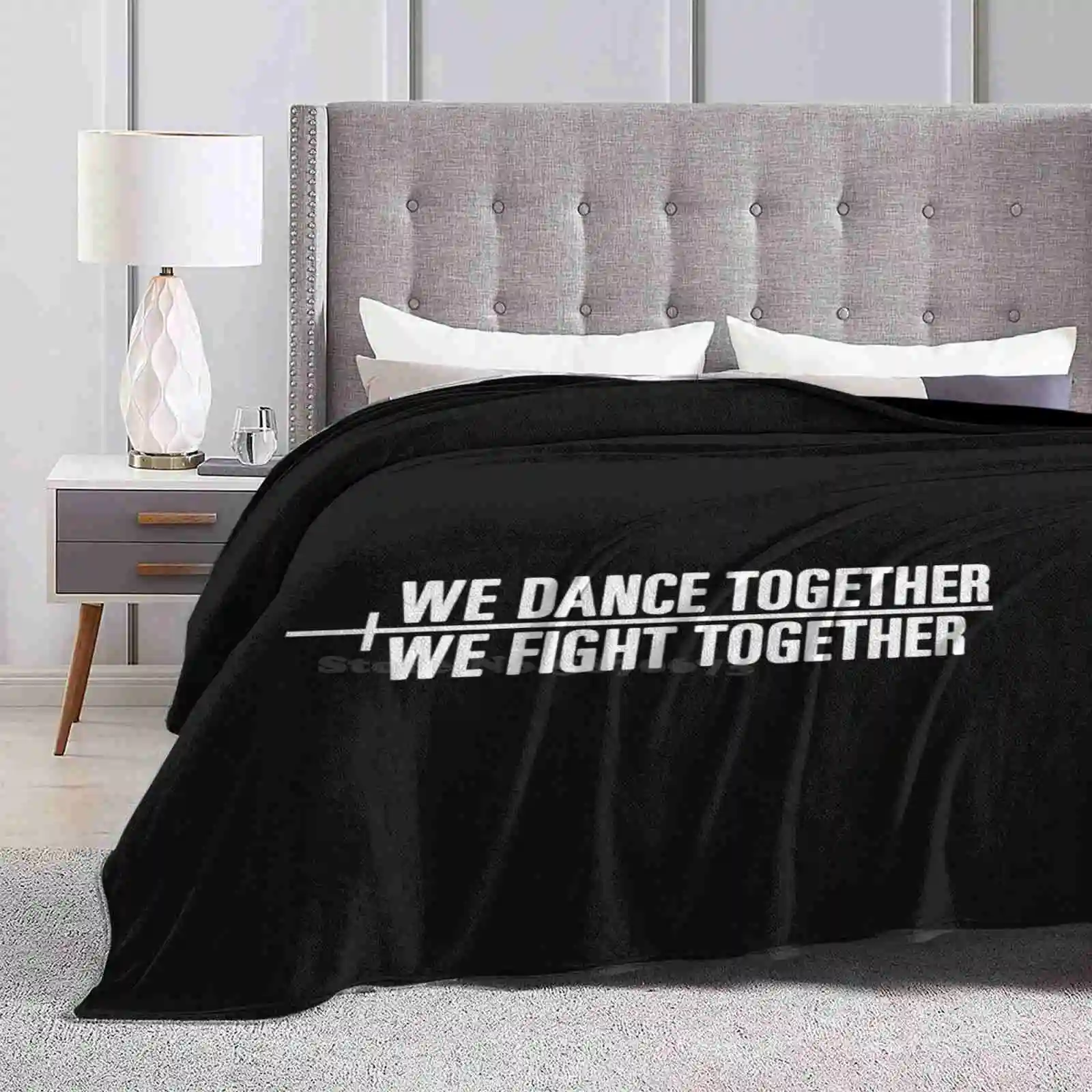 Bassiani We Dance Together We Fight Together New Selling Custom Print Flannel Soft Blanket Bassiani Club Bassiani Techno Techno