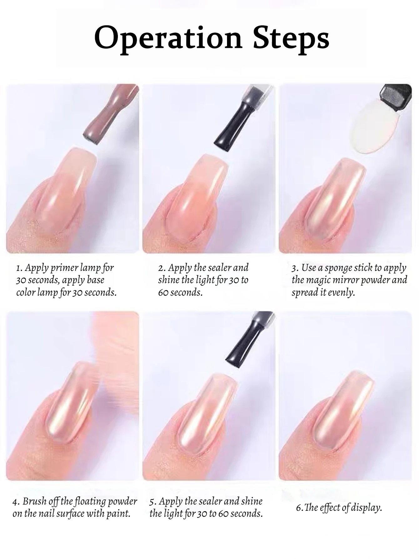 6 teile/satz Schimmernde Aurora Nagel Pulver Multichrome Metallic Spiegel Wirkung, Chameleon Gel Polnisch Qualität Tauch Pulver