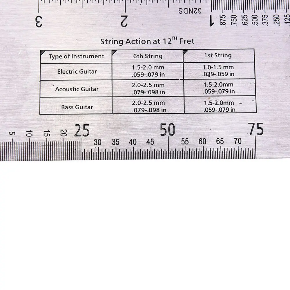 Outil de mesure JEMaintenance en acier inoxydable, Jauge à ficelle, Règle, Pied à coulisse, Luthier, Pip recommande