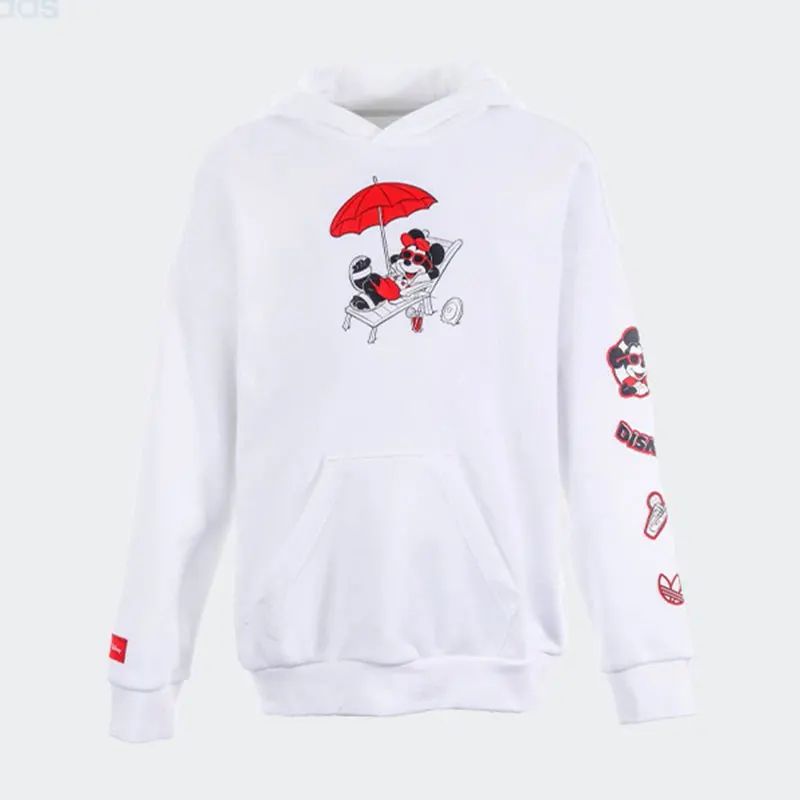 

Adidas Originals Three Leaves Children's Casual Hooded Knit Sweatshirt HF7578