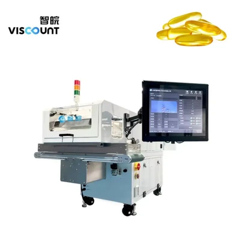 Viscount Automatic High Precision Capsule Counter, Oil Fish Capsule Visual Counting and Packaging Machine ISO CE Certified