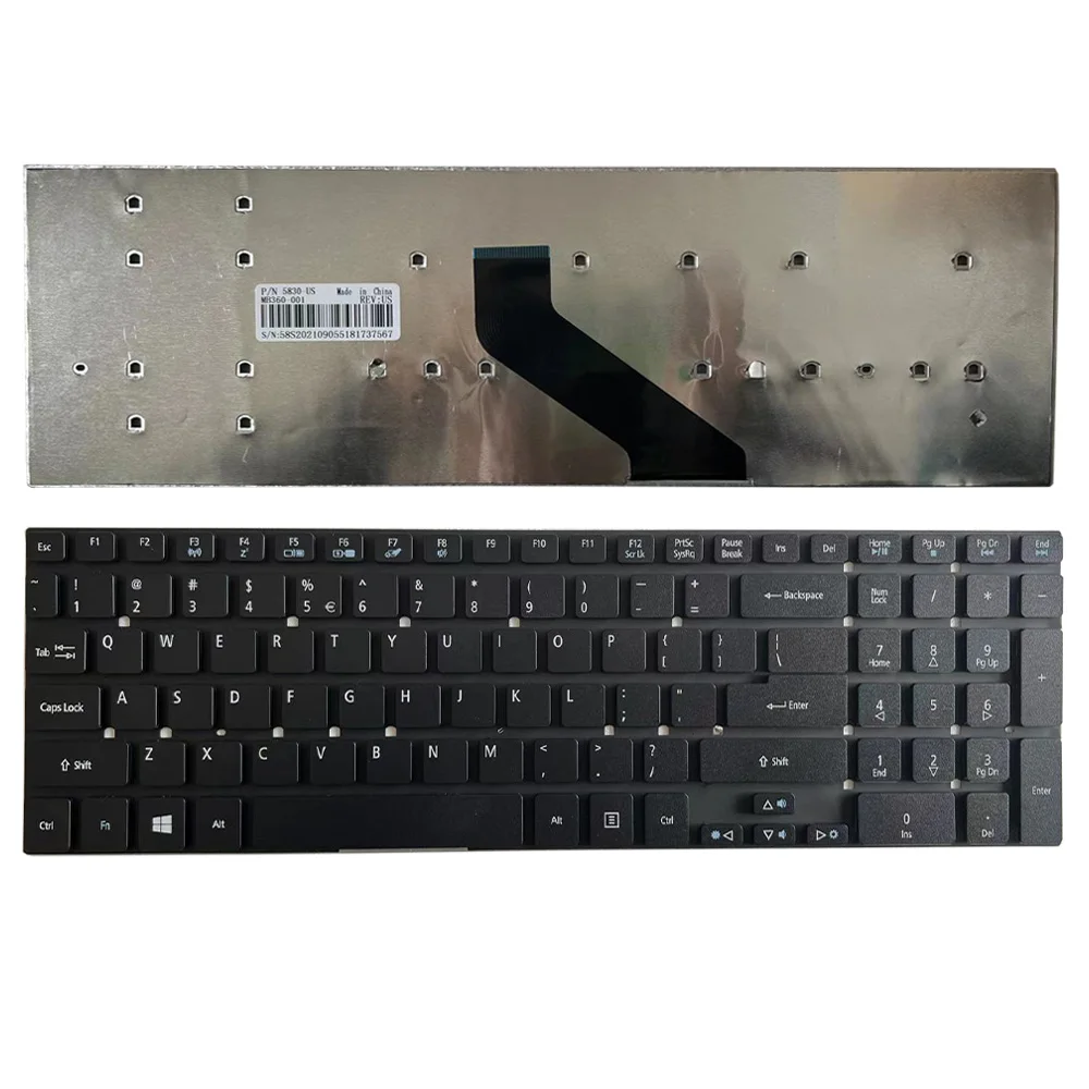 Novo teclado dos eua para acer aspire V3-551 V3-551G V3-571 V3-571G V3-731 V3-771 V3-771G inglês layout